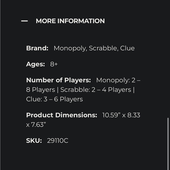 Brand New, Unopened Vintage Bookshelf Collection of Scrabble, Monopoly and Clue - Picture 3 of 4